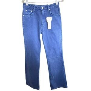Zara Women’s Mid Rise Regular Length Bootcut Blue Jeans Size 4 New With Tags